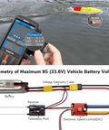 Ultra Fast 2.4GHz Gyro Receiver With Voltage Telemetry Waterproof RX using telemetry on RC boat and controller