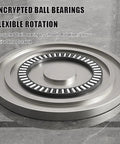 Encrypted ball bearings for 10mm Tempered Glass Round Lazy Susan Turntable, showing smooth rotation mechanism.