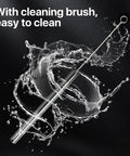 20 Pack 6 Inch Borosilicate Glass Pipes With 12mm OD 9mm ID 2mm Wall High Temp Resistant Blowing Tubes And 4 Cleaning Brushes