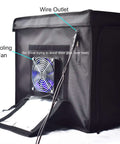 UV Light Curing Box For 3D Printing Post Processing Pro Grade Large Enclosure with Cooling Fan and Wire Outlet