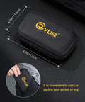 Compact case for Go-To Multi Cal Rifle And Pistol Cleaning Kit For .177, .22, 5.56mm, .223, and 17HMR fits pocket size 6.7 x 4.53 inch.