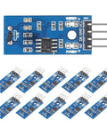 Heavy Duty Hall Sensor Boards Delivered With Killer Accuracy And Plug And Play Setup perfect for motor speed tracking, set of 10 modules.