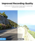 Road image showing split view with CPL 300 Dope Anti Glare Circular Polarizing Filter For A229 A229 Plus A229 Pro A139 A139 Pro T130
