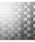 Peel And Stick Stainless Steel Backsplash Tiles For Kitchen Walls 12x12 Inches 10 Sheets Easy Install Rent Friendly Range