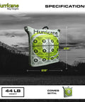 Two Sided Archery Bag Target Built For 425 FPS Practice With Bright High Visibility Aiming Points And Off Center Deer Vitals, 28 Inch