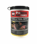 Grease Busting Heavy Duty Hand And Tool Wipes For Degreasing Hands And Work Surfaces, 82 count canister