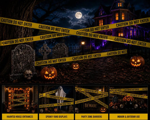 Heavy Duty Caution Tape 12 Pack 3 Inch By 1000 Feet Hardcore Hazard Safety Tape For Construction Sites Halloween Parties And Job Sites Straight Up Reliable Warning Roll