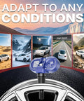 Upgraded Bluetooth TPMS Sensor For Tesla Models 3 Y S X 2020 2025 Real Time Tire Pressure Monitoring With Slick Energy Saving 2Ghz Chip And Quick Relearn on wheel valve stem