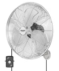 18 Inch Industrial Wall Mounted Fan With Beast Airflow, 3 Speed Settings, Easy Controller, Aluminum Blade And Dual Ball Bearing Motor