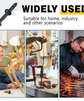 Image showing Heavy Duty Wood Lag Screws Set One Quarter Inch By Two Inch Hex Head Lag Bolts With Washers for furniture, industrial, and home use.