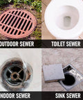 Pro Grade Heavy Duty Drain Sewer Jetter Kit For Pressure Washers With 50 Foot Hose And Four Thousand Psi for various sewers