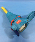 Heavy Duty Dsn30 Pin And Sleeve Receptacle 30 Amp 480 Volt 3 Phase Plus Ground Polymer Housing Decontactor Socket Nema 4X IP66 IP67