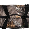Hella Durable 48 Can Insulated Soft Sided Cooler Featuring Realtree Xtra Camo Shell with heavy duty straps and zip closure.