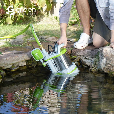 Heavy Duty Submersible Sump Pump 1.5HP 5500GPH For Dirty Water Effluent Wastewater Pump With Auto Manual Float Adjustable Intake Base