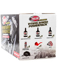 Big Twin 20W50 Power Pack Oil Kit With KN High Performance Filter box showing included items like oils, filter, and accessories.