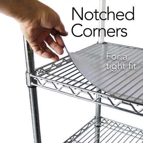 Rock-Solid Heavy-Duty Shelf Liners For Wire Rack Storage - Non Slip Clear Vinyl Mats That Keep Your Kitchen Pantry And Garage Tidy Without Any Messy Clutter Or Headaches When You Need Them Most Today