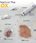 Must Have Food Vacuum Sealer Machine With Digital Display And Visible Tank 8L Air Flow Handheld Portable Sealer and accessories
