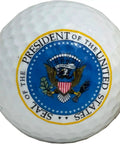Totally Patriotic Golf Ball Set With Presidential Seal And Navy Towel, Includes White Signature Ball, Red Ball And Presidential Emblem Ball