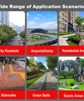 Wide range of application scenarios for durable resin sewer manhole cover, including city roadside, airports, and residential areas
