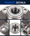 Rear Wheel Bearing Hub Assembly 512303 For Nissan Sentra 2000 2001 2002 2003 2004 2005 2006 Non ABS Replacement Keeps Your Ride Rolling Smoothly Flange 5.83 Inch Bolt Circle 4.5 Inch Replaces 512303 HA590110 BR930379