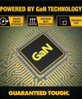 Image showing GaN technology in GaN 65W Three Port USB C Charger Block With PPS Fast Charge benefits like efficiency and size.
