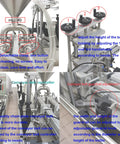 Heavy Duty Automatic Double Head Paste And Liquid Filling Machine With 100 To 1000 Ml Range And Drip Free 12 Mm Nozzle features adjustable components.