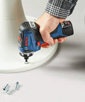 12V Max Brushless 1 Quarter Inch Hex Two Speed Screwdriver Kit with Dual 2.0Ah Batteries assembling furniture
