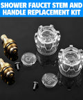 DIY Faucet Stem and Handle Replacement Kit for Phoenix Mobile Home Faucets Brass Shower Stem Acrylic Knob
