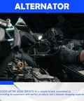 Mechanic installing 90A 12V Car Alternator For Subaru Impreza 2004 2010 Forester 2006 2010 And Saab 9-2X 2006 Replacement