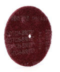 Beefy High Strength Satin Finishing Disc Eight Inch By One Half Inch Open Web Aluminum Oxide For Deburring And Metal Cleaning Very Fine Grit