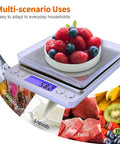 Pro Grade 3000g Kitchen Scale With 0.1g Precision Digital Food Scale weighing berries for multi-scenario uses.