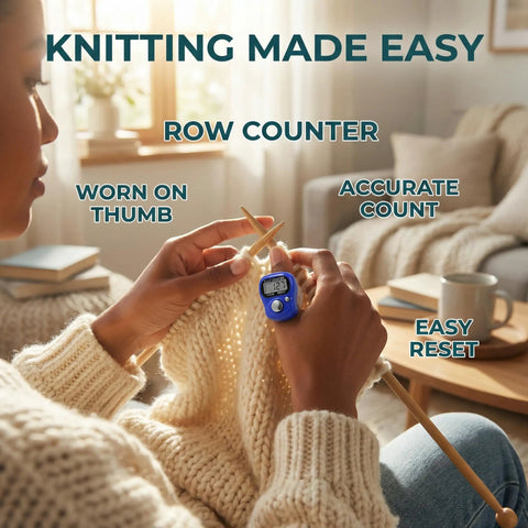 A Total Game Changer These Slick Four Pack Resettable Finger Tally Counters Feature A Crisp Five Digit Lcd Screen handy for knitting.