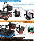 Compatibility notes for K Type Heat Press Control Box Replacement For 15x15 Inch Heat Press With Dual Temperature And Time Display 1400W Power For Shirts Tees Mugs Cups Replacement Part Easy Install And Durable Upgrade Plug And Play