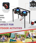 High Pressure Propane Outdoor Cooking Grill Burner For Camping And Backyard BBQs With CSA Regulator 0 To 20 PSIG
