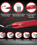 Deburring Tool With 11 HSS M2 Blades Including Extra 10 Replacement BK3010 Blades, Micro Polished Aluminum Handle With Diamond Knurled Grip, Swivel Head For Small Holes Up To 1.5mm, A Handy Slick Tool For 3D Printing PVC And Metal
