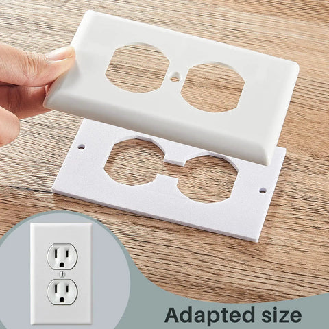 Universal Foam Outlet Insulation Pads And Draft Sealers For Electrical Outlets And Light Switch Covers, 2.5 x 4 Inch, White