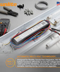 Versatile Multi Voltage Electronic Ballast For 120 To 277 Volts Input Lighting Setup For 1 To 2 Lamps Including F54T5HO FC40T5 And F55W 2G11 With Program Start For Instant Start And Quiet Operation UL Listed