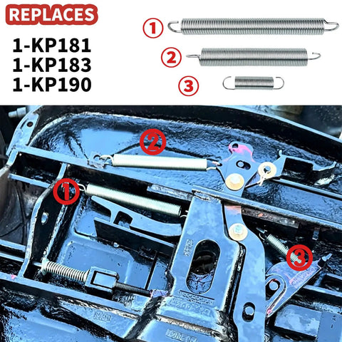 Fifth Wheel Spring Kit For Fontaine No Slack NT Series 6000 7000 7000CC detailed view of spring components in use