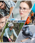 12 Pack ANSI Z87.1 Safety Glasses For Men And Women Clear And Grey Lens for Work Lab and Outdoors Use Various Scenarios
