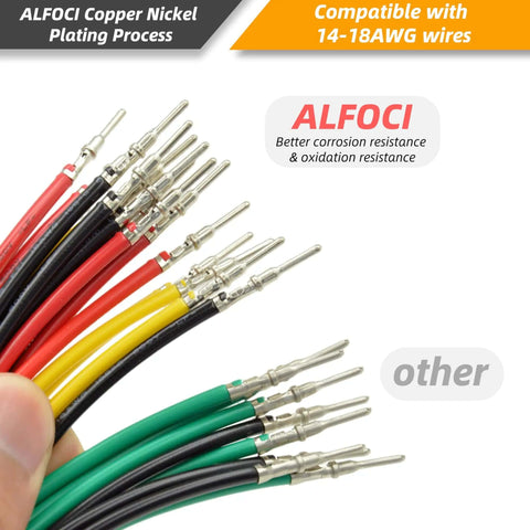 Pro Grade DT Connector Kit with crimper and terminal removal tools for IP68 waterproof connectors with ALFOCI wires.