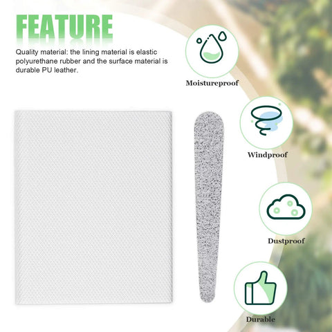 Feature image showing moistureproof, windproof, dustproof, durable material of foam corner seal for Six Pack Self-Adhesive Door Corner Seals.