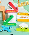 Five Animal Math Magnets For Classroom Teaching Kit Kid Friendly With Greater Than Less Than Plus Minus And Equal To Signs