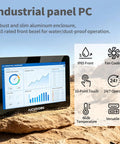 Heavy Duty 27 Inch Full HD Industrial Touchscreen Monitor With Plug And Play Embedded Pc Crushing HMI Tasks And CNC Racks Smoothly Featuring Sweet FHD Visuals And Fast Touch in rugged outdoor setting.