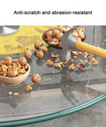 Tempered Glass Lazy Susan Turntable Large Capacity For Family Dinners And Party Night Eats, Smooth Silent Spin