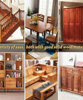 200 Piece Flat Head Wooden Screw Hole Plugs Three Eighths Inch Diameter in wood furniture including tables and cabinets