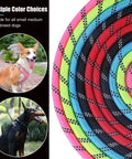 Multiple color options of 2 Pack Heavy Duty Dog Leashes With Padded Handle And Reflective Nylon Rope for all dog sizes.