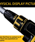 Replacement Nose Cone Assembly N435495 for drywall screwgun close-up, durable black and yellow quick install cone piece.