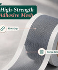 Heavy Duty Fiberglass Screen Repair Tape Patch 7cm by 5cm Self Adhesive Mesh Repair Kit showing firm grip and dense grid