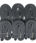 Road And Gravel Bike Inner Tubes 700C 18 To 25 Size With 48mm Presta Valve Pack Of 6 Durable Butyl Tubes Fewer Flats