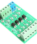 4 Channel Optocoupler Isolation Module For PLC Signals With Level Shifter From 24V To 3V3, PNP NPN To PNP, AntiConnection Protection